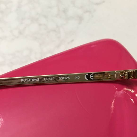 RARE HARD TO FIND Kate Spade “Rosaria” Heart Sunglasses NWOT - Picture 10 of 11